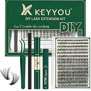 Lash Extensions KIT DIY 300pcs Cluster Eyelash 40D-D